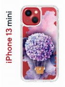 Чехол-накладка iPhone 13 mini Kruche Print Цветочный шар