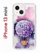 Чехол-накладка iPhone 13 mini Kruche Print Цветочный шар