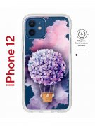 Чехол-накладка Apple iPhone 12  (598886) Kruche PRINT Цветочный шар