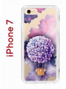 Чехол-накладка iPhone 7/8/SE (2020)/SE (2022) Kruche Print Цветочный шар