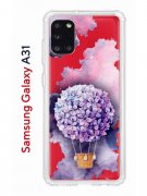 Чехол-накладка Samsung Galaxy A31 (587679) Kruche PRINT Цветочный шар