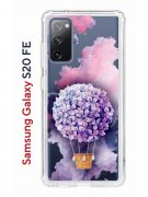 Чехол-накладка Samsung Galaxy S20 FE Kruche Print Цветочный шар