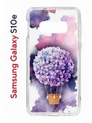 Чехол-накладка Samsung Galaxy S10e Kruche Print Цветочный шар