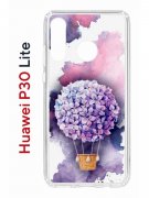 Чехол-накладка Huawei P30 Lite/Honor 20S/Honor 20 Lite/Nova 4e Kruche Print Цветочный шар