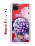 Чехол-накладка Huawei Honor 9S  (588929) Kruche PRINT Цветочный шар