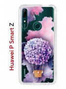 Чехол-накладка Huawei P Smart Z/Y9 Prime 2019/Honor 9X Kruche Print Цветочный шар