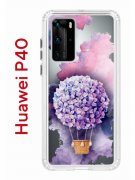 Чехол-накладка Huawei P40 (583862) Kruche PRINT Цветочный шар