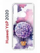 Чехол-накладка Huawei Y6p 2020 (588946) Kruche PRINT Цветочный шар