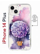 Чехол-накладка Apple iPhone 14 Plus (625965) Kruche PRINT Цветочный шар