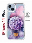 Чехол-накладка Apple iPhone 14 Plus (625965) Kruche PRINT Цветочный шар