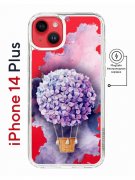 Чехол-накладка Apple iPhone 14 Plus (625965) Kruche PRINT Цветочный шар