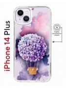 Чехол-накладка Apple iPhone 14 Plus (625965) Kruche PRINT Цветочный шар