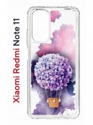 Чехол-накладка Xiaomi Redmi Note 11/Note 11S Kruche Print Цветочный шар