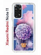 Чехол-накладка Xiaomi Redmi Note 11/Note 11S Kruche Print Цветочный шар