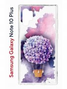 Чехол-накладка Samsung Galaxy Note 10+ (580678) Kruche PRINT Цветочный шар