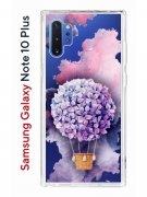 Чехол-накладка Samsung Galaxy Note 10+ (580678) Kruche PRINT Цветочный шар