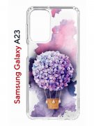 Чехол-накладка Samsung Galaxy A23 (630893) Kruche PRINT Цветочный шар