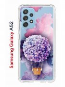 Чехол-накладка Samsung Galaxy A52 Kruche Print Цветочный шар