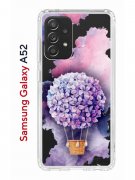 Чехол-накладка Samsung Galaxy A52 Kruche Print Цветочный шар