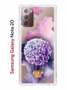 Чехол-накладка Samsung Galaxy Note 20 (588938) Kruche PRINT Цветочный шар