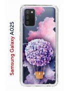 Чехол-накладка Samsung Galaxy A02s (594636) Kruche PRINT Цветочный шар