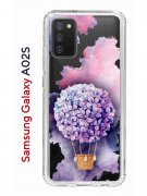 Чехол-накладка Samsung Galaxy A02s (594636) Kruche PRINT Цветочный шар