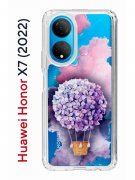 Чехол-накладка Huawei Honor X7  Kruche Print Цветочный шар