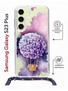 Чехол-накладка Samsung Galaxy S23 Plus (638526) Kruche PRINT Цветочный шар