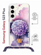 Чехол-накладка Samsung Galaxy S23 Plus (638526) Kruche PRINT Цветочный шар