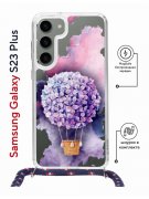 Чехол-накладка Samsung Galaxy S23 Plus (638526) Kruche PRINT Цветочный шар