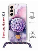 Чехол-накладка Samsung Galaxy S22 (638524) Kruche PRINT Цветочный шар