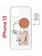 Чехол-накладка Apple iPhone 13 (610627) Kruche PRINT Эскиз
