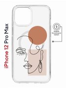 Чехол-накладка Apple iPhone 12 Pro Max (598885) Kruche PRINT Эскиз