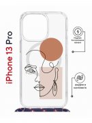 Чехол-накладка Apple iPhone 13 Pro (610630) Kruche PRINT Эскиз