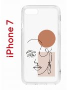 Чехол-накладка iPhone 7/8/SE (2020)/SE (2022) Kruche Print Эскиз