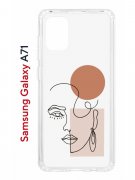 Чехол-накладка Samsung Galaxy A71 Kruche Print Эскиз