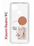 Чехол-накладка Xiaomi Redmi 9C (591325) Kruche PRINT Эскиз