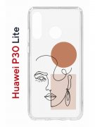 Чехол-накладка Huawei P30 Lite/Honor 20S Kruche Print Эскиз
