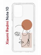 Чехол-накладка Xiaomi Redmi Note 10/10S /Poco M5s Kruche Print Эскиз