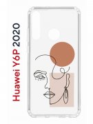 Чехол-накладка Huawei Y6p 2020 (588946) Kruche PRINT Эскиз