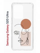 Чехол-накладка Samsung Galaxy S20 Ultra Kruche Print Эскиз