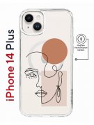 Чехол-накладка Apple iPhone 14 Plus (625965) Kruche PRINT Эскиз