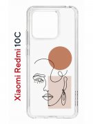 Чехол-накладка Xiaomi Redmi 10C (623779) Kruche PRINT Эскиз