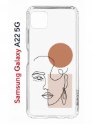 Чехол-накладка Samsung Galaxy A22 5G Kruche Print Эскиз