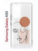 Чехол-накладка Samsung Galaxy A53 5G (630894) Kruche PRINT Эскиз