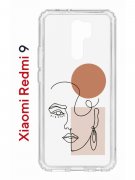 Чехол-накладка Xiaomi Redmi 9 (588934) Kruche PRINT Эскиз