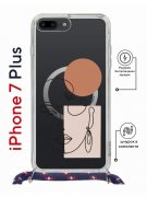 Чехол-накладка Apple iPhone 7 Plus (626142) Kruche PRINT Эскиз