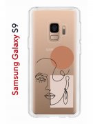 Чехол-накладка Samsung Galaxy S9  (580669) Kruche PRINT Эскиз
