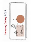 Чехол-накладка Samsung Galaxy A02s Kruche Print Эскиз