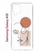 Чехол-накладка Samsung Galaxy A12 (608589) Kruche PRINT Эскиз